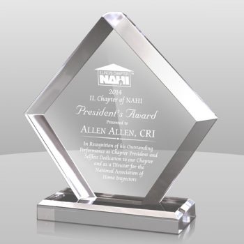 Clear Pentagon Acrylic Award